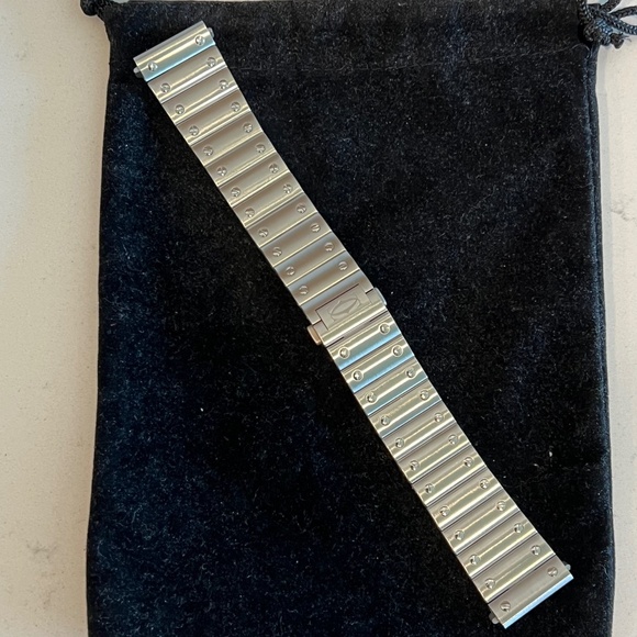 21mm Quick Switch Smart Links 39.8mm Santos de Cartier Watch 316L Steel Bracelet - Picture 1 of 16